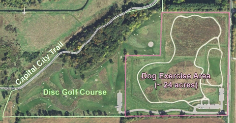 Disc Golf Course and Dog Exercise Area